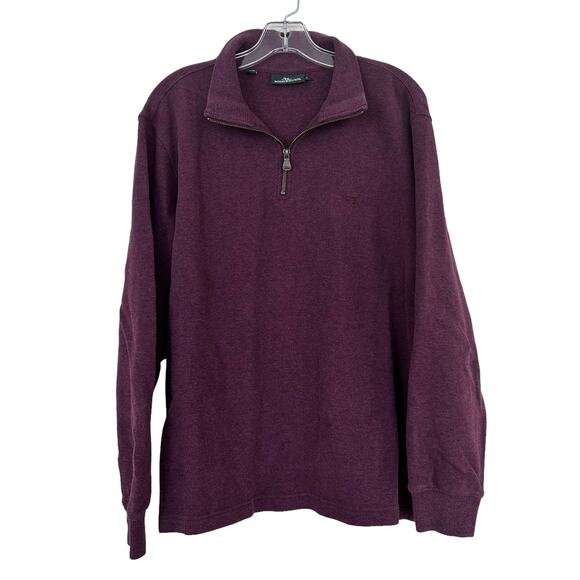 Rodd & Gunn Maroon Quarter Zip Sweater Sz M - Picture 6 of 6